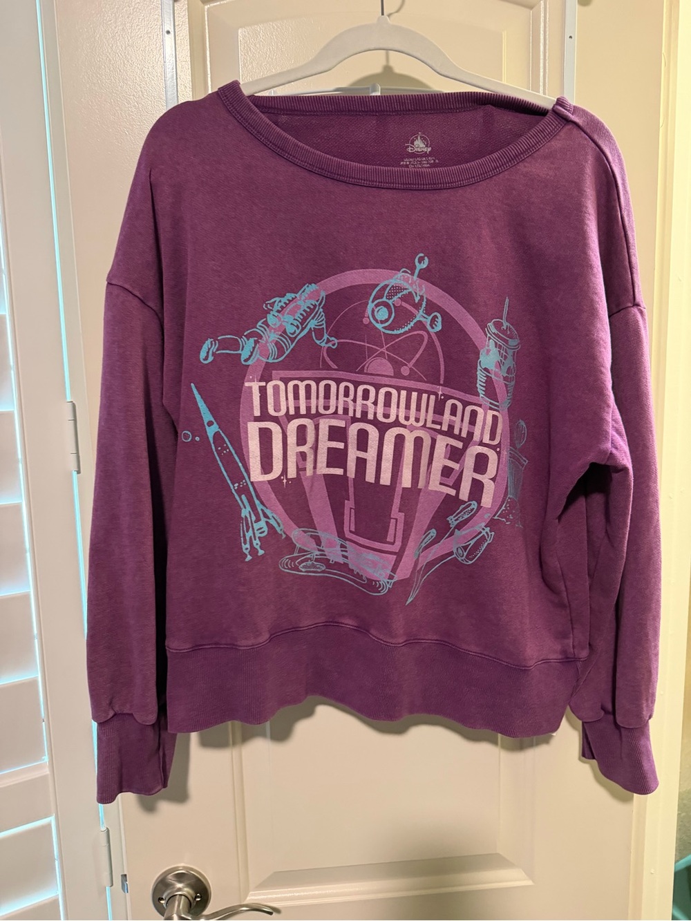 Disney Purple Tomorrowland Dreamer Pullover Sweatshirt
